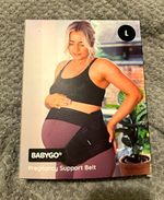 BABYGO Pregnancy Support Belt Size L Black MPN X0011TXKTP