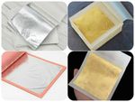 24K Gold Leaf, Pure Silver 999 Leaf Sheets, Gilding Foil Paper For Art, 16x16 CM