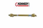 PTO SHAFT  T40 x 1400mm 8mm Shear Bolt, Semi Off set Topper, Abbey, Fleming etc 