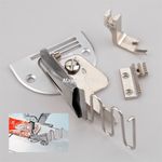 Bias Binder Foot for lockstitch machine &2pcs Attachment Binding of Curve Edge