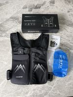 Running Vest with 500ML Water Bottle, Reflective Hydration Vest Lightweight Hyd