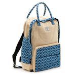 Large Kathmandu Backpack - Dhaka Design (39x28x13cm) Hemp Gift