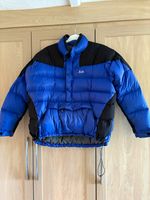 Rab Men's Down Puffer Jacket Blue/Black High Collar XL Chest
