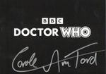 Doctor Who Postcard signed by CAROLE ANN FORD