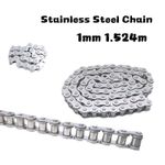 304 Stainless Steel Drive Chain 1-1.524m 3-5Ft 04C 05B 06B 10A 16A roller chain
