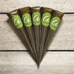 100% Organic Natural Henna Cones 20g | Made-to-order Fresh Mehndi |  Clog-Free