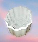 Antique Rubian Art Pottery Jelly Mold - Art Deco Kitchenalia - 17 x 14 x 12 cm