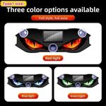 Solar LED Devil Eye Dynamic Car Light Wireless Anti-Collision Window Decor LighT