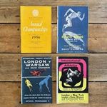 Vintage Athletics Programmes 1950’s Ephemera Sporting Collectables