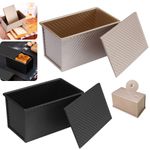 Rectangle Non-stick Toast Box Kitchen Bread Loaf Tin Pan Mold Baking Tool w/ Lid