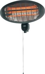 NEW Wall Mounted Patio Heater Electric 2000W 3 Power Settings 240V - Black