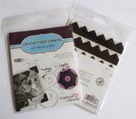 TRADITIONAL CLASSIC BLACK PHOTO CORNERS PACK 216 SELF ADHESIVE PAPER