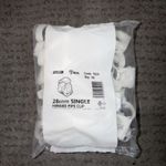 Talon Single Hinged Pipe Clip 28mm Pack Of 50