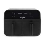 Salter Dual Air Fryer 7.4L Non-Stick Double Drawer LED Display Family Size