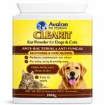 Dog Cat Pet Ear Powder Clearit 100g XL Value Pack Mites Itching Wax Odour