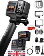 SJCAM SJ20 Ultra 4K Action Camera Day & Night *8H BATTERY* 154° Wide *64gb card