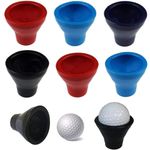 2pcs Black Rubber Golf Ball Pickup Retriever Grabber Suction Cup for Putter Grip