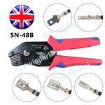 SN-48B Ratchet Crimping Plier Crimper Tool 0.5-1.5mm² AWG22-16 for Terminal Kit