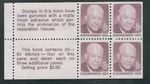 Scott #1395...8 Cent...Eisenhower...Bklt Pane of 4