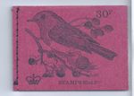 GB QEII Oct 1971 DQ60 30p stitched booklet British Birds Series 3 Complete MNH
