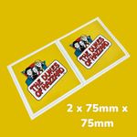 Dukes Of Hazard  Vinyl Stickers tv and film memorabilia 1970s Mancave 70s Action