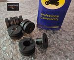 NEW 5 PC MOTORCYCLE ATV RADIATOR MOUNTING KIT RUBBERS COLLARS WASHERS SPACERS