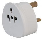 3Pin Universal Plug Travel Adaptor To USA AUS US To UK Plugs Visitor Adaptor