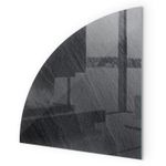 Glass Hearth Plate Protector for Stoves and Fireplaces Natural Stone Texture