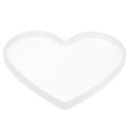 Large Silicone Tray Mold 7.5"x6.3" Heart Shape Resin Coaster Resin Mold Casting