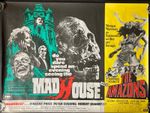 Madhouse / The Amazons Original Quad Movie Cinema Vincent Price Peter Cushing