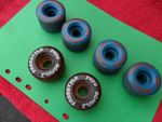 YOYO  FREESTYLE SCHULZ 50MM/99A VINTAGE 1980's skateboard wheels X 6