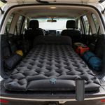Car Inflatable Air Bed Mattress Back Seat Camping Single Bed Thickened black