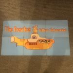 The Beatles Yellow Submarine Original 1969 Billboard 3 Part Promo Poster VG