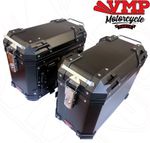 Scooter Motorcycle ADV Off Road Side Box Pannier Saddle Case Storage Saddlebag