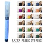 Fabric Markers Permanent Dye Flexible Paint Textile Marker Pens Fine Tip colours