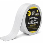 7M Bath Kitchen Caulk Tape Sealant Strip PVC Self Adhesive Toilet Wall Sealing