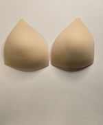 sew in padded bra cups - moulded triangle bikini inserts