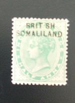Somaliland SG1a 1/2a Error br1tish M/M.