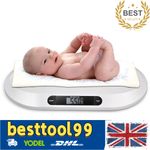 Digital Baby Scale LCD Tare  Infant Newborn Measure Electronic Weight 20Kg/44lbs