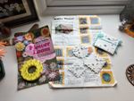 Vintage Tapestry Weaving Kit 'Happy Weaver' & Multi Flower Loom