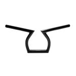 1'' Black Z Drag 25mm Universal Handlebars for Custom Chopper Motorcycles