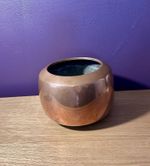 Vintage Copper 70s Style  Planter With Feet