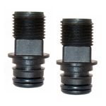 2X For Jabsco Flojet/Flojet 1/2" npt adaptors 19mm qc x 1/2" Pump port adaptor N
