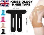 10/20PCS Kinesiology Knee Tape PRECUT KT Tape Knee pain Injury Support Physio