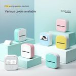 Portable Mini Thermal Label Printer Home Photo Printer Student Wrong Question Pr
