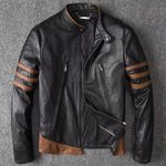 Leather Wolverine jacket For Men Soft Lambskin Leather Biker Jacket For Men's