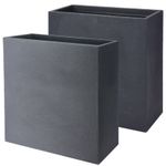 Large Rectangle Plant Pot Floor Standing Indoor Outdoor Patio Trough Planter