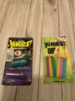 Vintage Yikes! Novelty Erasers In Packets 1990s Berol Collectible Rubbers 