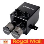 KYOSTAR 2L 12AN Oil Breather Baffled Catch Tank Can & Filters 10AN Drain Tap