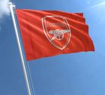 ARSENAL FC LARGE FOOTBALL CLUB MAST FLAG OFFICIAL AFC 5ft x 3ft